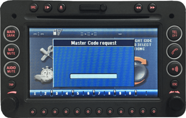 Master code request Marelli kod do Connect NAV