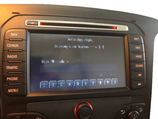Ford HSRNS / HSMCA naprawa wyświetlacza nawigacji gps