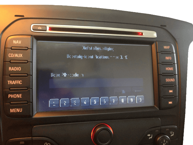 Ford HSRNS NX usterka LCD