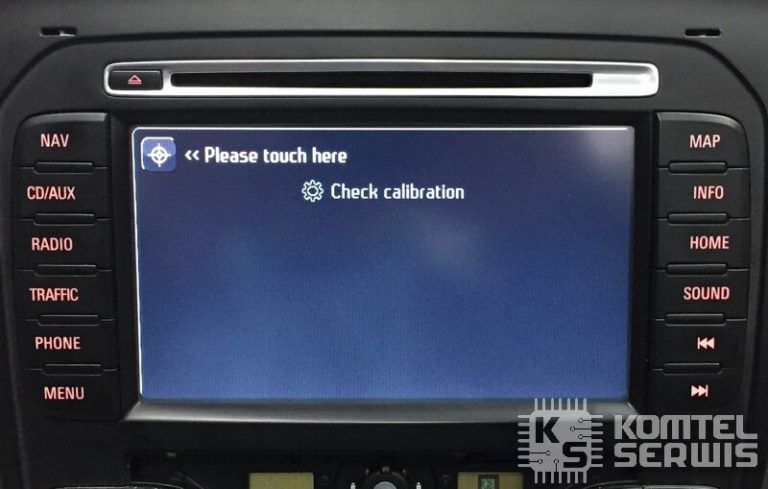 Jak skalibrować panel dotykowy radia Ford HSRNS za pomocą