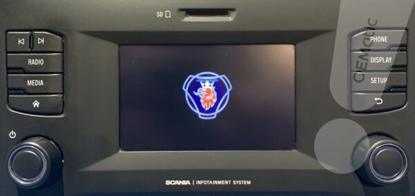 Zawieszone na logo radio Scania AUS4 Basic